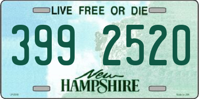 NH license plate 3992520