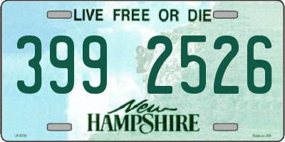 NH license plate 3992526