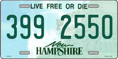 NH license plate 3992550