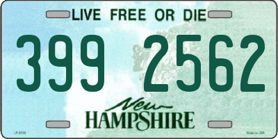 NH license plate 3992562