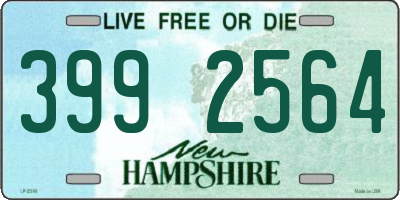 NH license plate 3992564