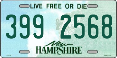 NH license plate 3992568