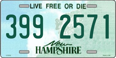 NH license plate 3992571