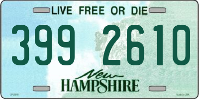 NH license plate 3992610
