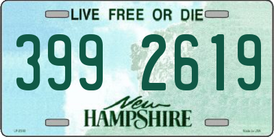 NH license plate 3992619
