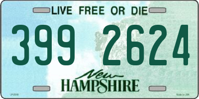 NH license plate 3992624