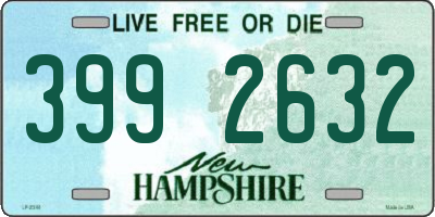 NH license plate 3992632