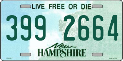 NH license plate 3992664