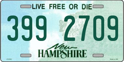 NH license plate 3992709