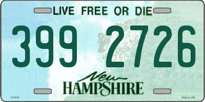 NH license plate 3992726