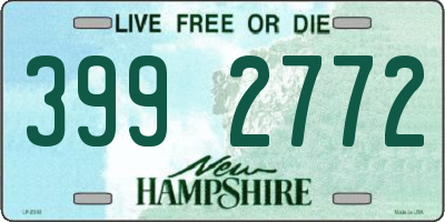 NH license plate 3992772