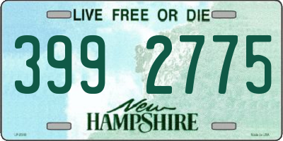 NH license plate 3992775