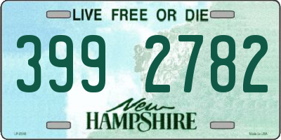 NH license plate 3992782