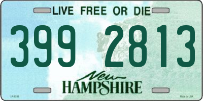 NH license plate 3992813