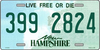 NH license plate 3992824