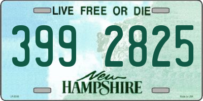 NH license plate 3992825