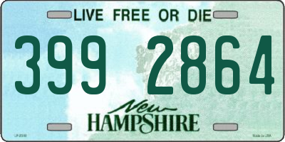 NH license plate 3992864