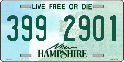 NH license plate 3992901