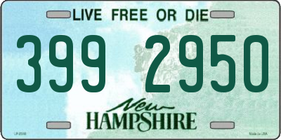 NH license plate 3992950