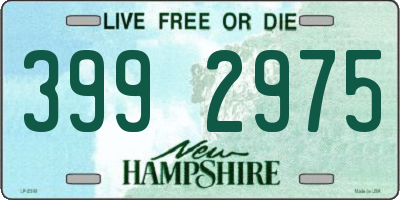 NH license plate 3992975