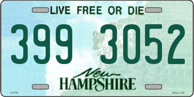 NH license plate 3993052