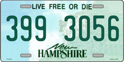 NH license plate 3993056