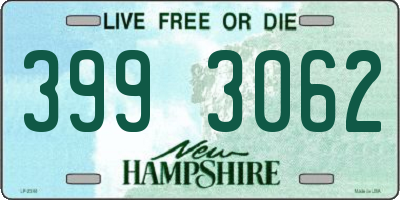 NH license plate 3993062