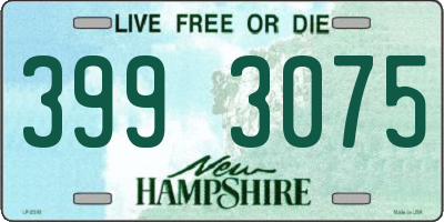 NH license plate 3993075