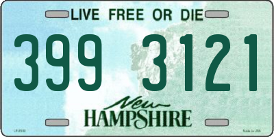 NH license plate 3993121
