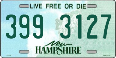 NH license plate 3993127