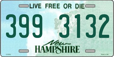 NH license plate 3993132