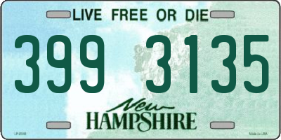 NH license plate 3993135