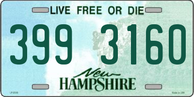 NH license plate 3993160