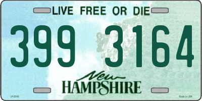 NH license plate 3993164