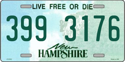 NH license plate 3993176