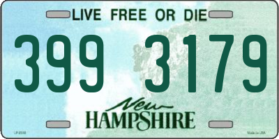 NH license plate 3993179