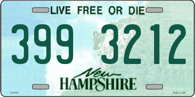 NH license plate 3993212