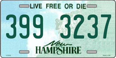 NH license plate 3993237