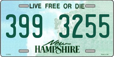 NH license plate 3993255