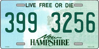 NH license plate 3993256