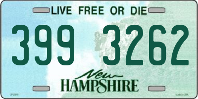 NH license plate 3993262