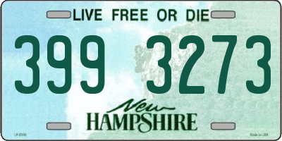 NH license plate 3993273