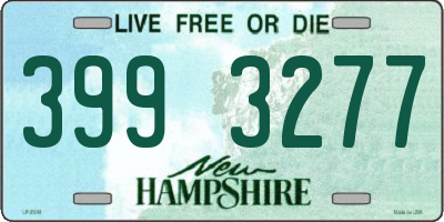 NH license plate 3993277