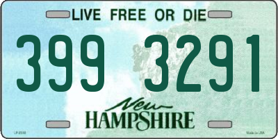 NH license plate 3993291