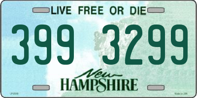 NH license plate 3993299