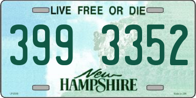 NH license plate 3993352