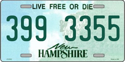NH license plate 3993355