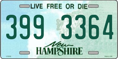 NH license plate 3993364