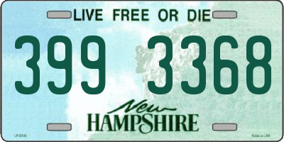 NH license plate 3993368