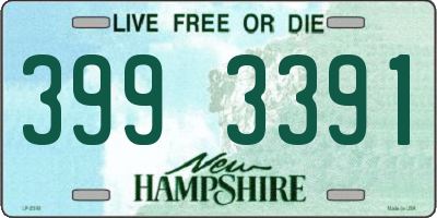 NH license plate 3993391